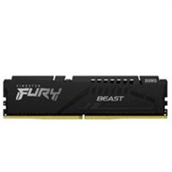 MEMORIA RAM KINGSTON DIMM DDR5 32GB 2X16GB 5200MT/S FURY BEAST BLACK EXPO CL36 288PIN 1.25V C/DISIPADOR DE CALOR P/PC/GAMER/ALTO