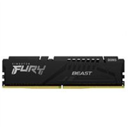 MEMORIA RAM KINGSTON DIMM DDR5 32GB 2X16GB 5200MT/S FURY BEAST BLACK EXPO CL36 288PIN 1.25V C/DISIPADOR DE CALOR P/PC/GAMER/ALTO
