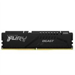 MEMORIA RAM KINGSTON DIMM DDR5 16GB 5200MT/S FURY BEAST BLACK EXPO CL36 288PIN 1.25V C/DISIPADOR DE CALOR P/PC/GAMER/ALTO RENDIM