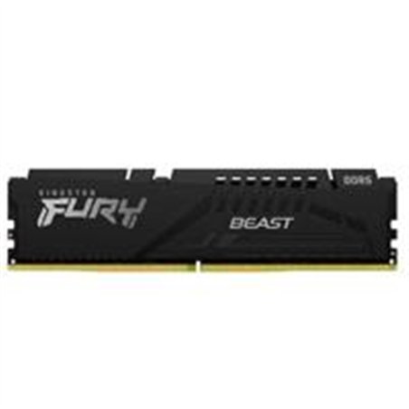 MEMORIA RAM KINGSTON DIMM DDR5 16GB 5200MT/S FURY BEAST BLACK EXPO CL36 288PIN 1.25V C/DISIPADOR DE CALOR P/PC/GAMER/ALTO RENDIM