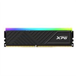 MEMORIA XPG SPECTRIX D35G UDIMM DDR4 8GB PC4-25600 3200MHZ CL16 288PIN 1.35V RGB CON DISIPADOR PC/GAMER COLOR NEGRO (AX4U32008G1