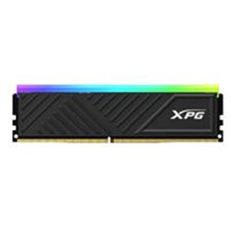 MEMORIA XPG SPECTRIX D35G UDIMM DDR4 8GB PC4-25600 3200MHZ CL16 288PIN 1.35V RGB CON DISIPADOR PC/GAMER COLOR NEGRO (AX4U32008G1