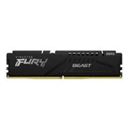 MEMORIA RAM KINGSTON DIMM DDR5 16GB 6000MT/S FURY BEAST BLACK EXPO CL36 288PIN 1.25V C/DISIPADOR DE CALOR P/PC/GAMER/ALTO RENDIM