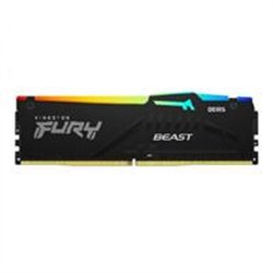 MEMORIA RAM KINGSTON DIMM DDR5 16GB 6000MT/S FURY BEAST BLACK EXPO RGB CL30 288PIN 1.4V C/DISIPADOR DE CALOR P/PC/GAMER/ALTO REN