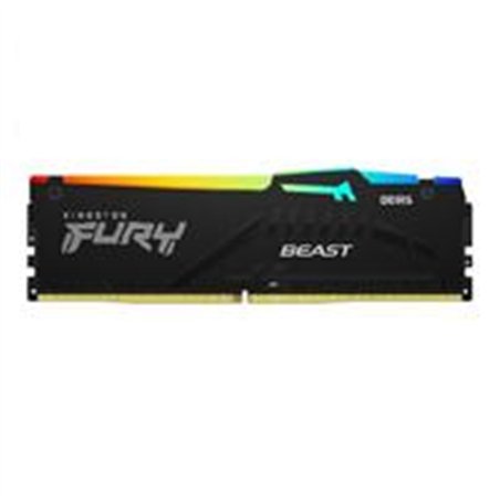 MEMORIA RAM KINGSTON DIMM DDR5 16GB 6000MT/S FURY BEAST BLACK EXPO RGB CL30 288PIN 1.4V C/DISIPADOR DE CALOR P/PC/GAMER/ALTO REN