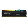 MEMORIA RAM KINGSTON DIMM DDR5 16GB 6000MT/S FURY BEAST BLACK EXPO RGB CL30 288PIN 1.4V C/DISIPADOR DE CALOR P/PC/GAMER/ALTO REN