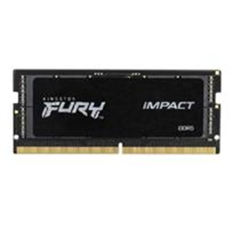 MEMORIA RAM KINGSTON SODIMM DDR5 32GB 5600MT/S FURY IMPACT BLACK CL40 262PIN 1.1V C/DIFUSOR DE CALOR P/LAPTOP KF556S40IB-32
