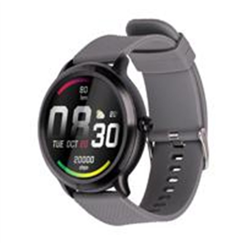 SMART WATCH CASUAL TECHZONE TZSW03 PANTALLA IPS DE 1.32 BT ANDROID/ IOS IP 65 COLOR NEGRO 1 AÑO DE GARANTIA