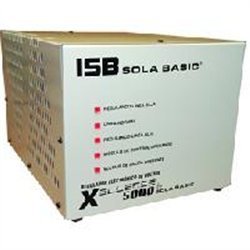 REGULADOR ELECTRONICO DE VOLTAJE SOLA BASIC ISB XELLENCE5000 2 FASES 220 VCA