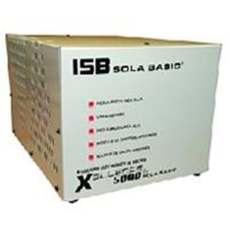 REGULADOR ELECTRONICO DE VOLTAJE SOLA BASIC ISB XELLENCE9000 3 FASES 220Y/127 VCA.