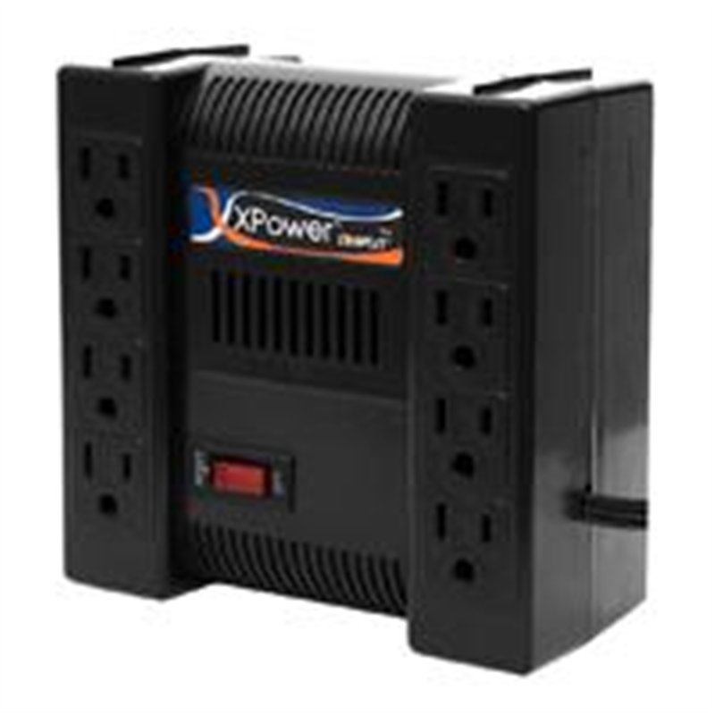 REGULADOR DE VOLTAJE MODELO COMPLET ERV-9-001 XP1300 1300VA / 650W CON SUPRESOR INTEGRADO 8 CONTACTOS. 120V ENTRADA/SALIDA. 60 M
