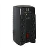 REGULADOR ELECTRÓNICO DE VOLTAJE 750 VA 400 WATTS 8 TOMAS 5-15R