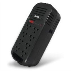 REGULADOR DE VOLTAJE GHIA 1300VA / 600W 8 CONTACTOS.