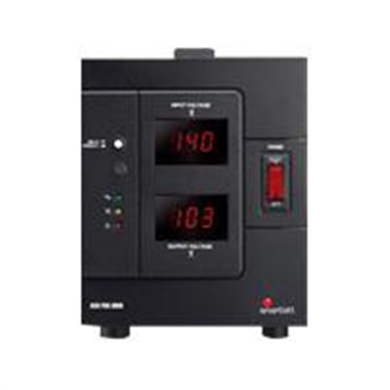 REGULADOR DE VOLTAJE SMARTBITT 3000VA/1600W 4 CONTACTO PARA LINEA BLANCA Y APLICACIONES CON MOTOR CA SUPRESION DE PICOS VOLTAJE 