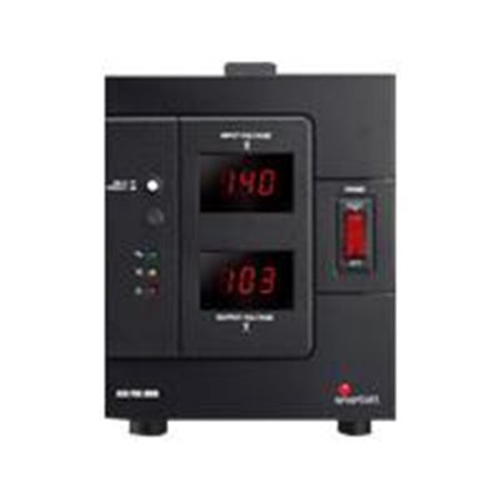 REGULADOR DE VOLTAJE SMARTBITT 3000VA/1600W 4 CONTACTO PARA LINEA BLANCA Y APLICACIONES CON MOTOR CA SUPRESION DE PICOS VOLTAJE 
