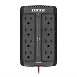 REGULADOR AUTOMATICO DE VOLTAJE FORZA FVR-901M 900VA/450W 8 SLDS MONTAJE PARED 120V.