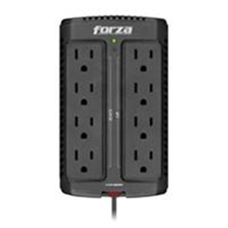 REGULADOR AUTOMATICO DE VOLTAJE FORZA FVR-901M 900VA/450W 8 SLDS MONTAJE PARED 120V.