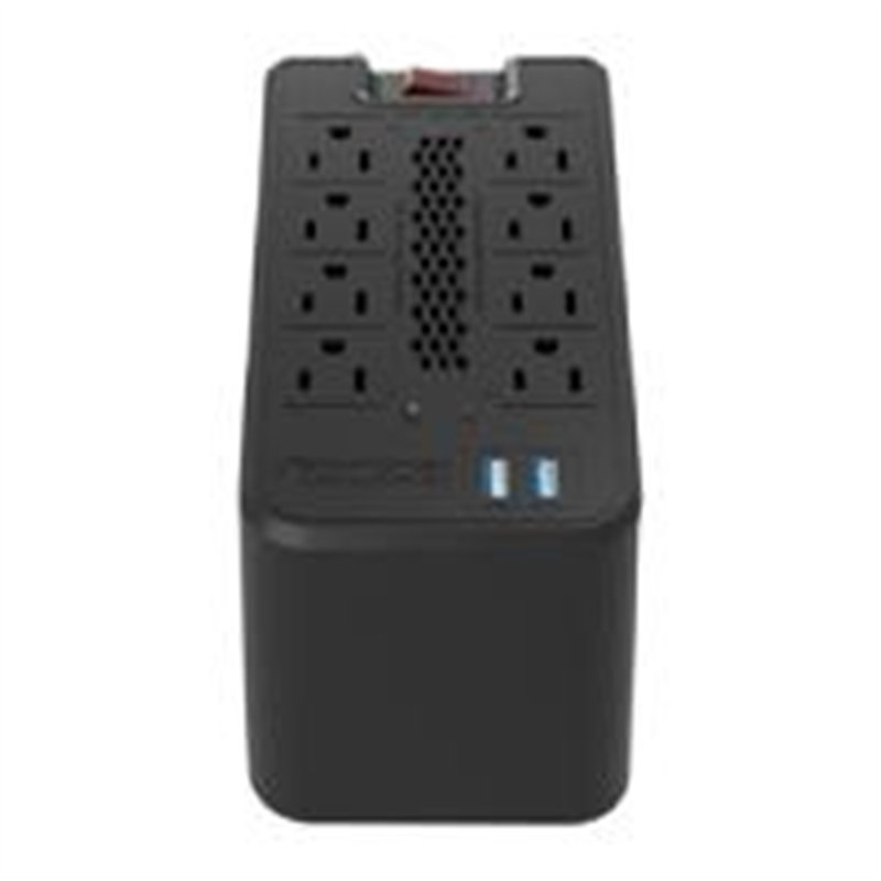 REGULADOR AUTOMATICO DE VOLTAJE FORZA FVR-1221USB 1200VA/600W 8 SLDS 2 USB 120V