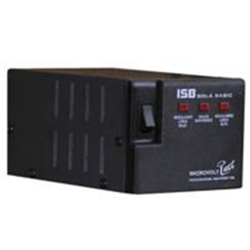 REGULADOR SOLA BASIC ISB MICROVOLT 2000VA / 1800 WATTS C/PROT/LINEA 4 CONT