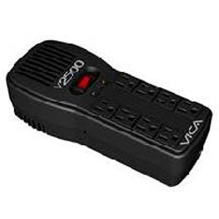REGULADOR VICA MOD V2500 2500VA 1500W 3 PASOS DE REGULACION 8 TOMAS DE CORRIENTE 5 ANOS GARANTIA