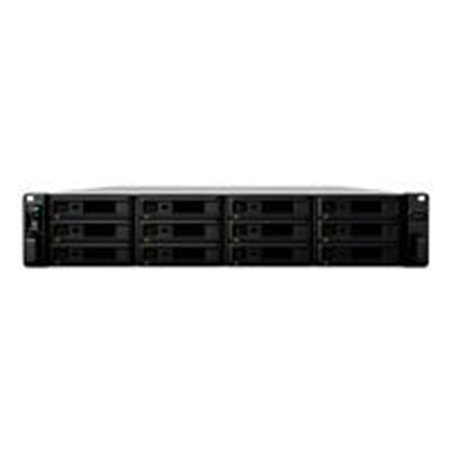NAS SYNOLOGY RS3618XS 12 BAHIAS/NUCLEO CUADRUPLE 2,2 BASE / 2,7 TURBO GHZ/8GB DDR4 ECC UDIMM/LANGIGABITX4/USB 3.0 X 2 /HASTA 144