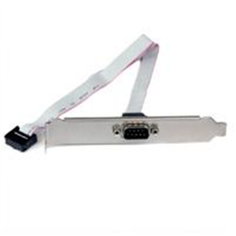 ADAPTADOR DE 40CM HEADER CABEZAL BRACKET SERIAL DB9 RS232 A IDC 10 PINES PARA TARJETA MADRE - STARTECH.COM MOD. PLATE9M16