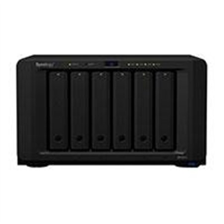 NAS SYNOLOGY DS1621+ /6 BAHIAS AMPLIABLES HASTA 16/NUCLEO CUADRUPLE 2.2GHZ/4GB DDR4 AMPLIABLES A 32GB/LAN GIGABIT X4/USB 3.0 X3/