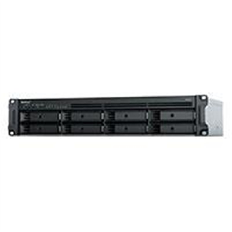 NAS SYNOLOGY RS1221RP /FUENTE REDUNDANTE/8 BAHIAS EXPAN HASTA 12 CON UNIDAD DE EXPANSIN RACK 2U/ NUCLEO CUADRUPLE 2.2GHZ/ AMD RY