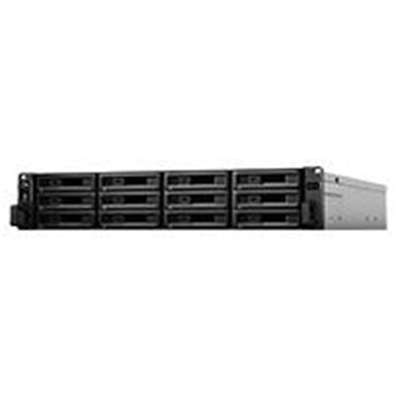 NAS SYNOLOGY RS3621XS+/ 12 BAHIAS/OCHO NUCLEOS 2.7 TURBO GHZ/8GB DDR4 ECC UDIMM/LAN GIGABITX4/USB 3.2 X 2/HASTA 192TB Y CON UNID