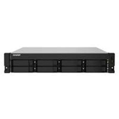 NAS QNAP TS-832PXU-4G/ 8 BAHIAS SATA HDD 3,5/RACK 2U/NUCLEO CUADRUPLE 1.7GHZ/4GB DDR4 UDIMM AMPLIABLE A 16GB/2 PTO 2,5 GBE /2 PT