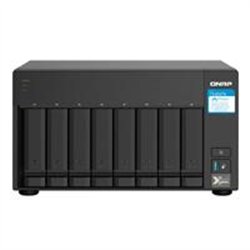 NAS QNAP TS-832PX-4G/ 8 BAHIAS SATA HDD DE 3,5/ NUCLEO CUADRUPLE 1.7GHZ/4GB DDR4 SODIMM AMPLIABLE A 16GB/2 PTO 2,5 GBE /2 PTO 10
