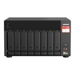 NAS QNAP TS-873A-8G-US /8 BAHIAS SATA DE 3,5 /NCLEO CUADRUPLE 2.2GHZ/ 8GB DDR4 HASTA 64 GB/ LAN 2,5 GBE X2/ USB 3.2 X2/HOT SWAP/