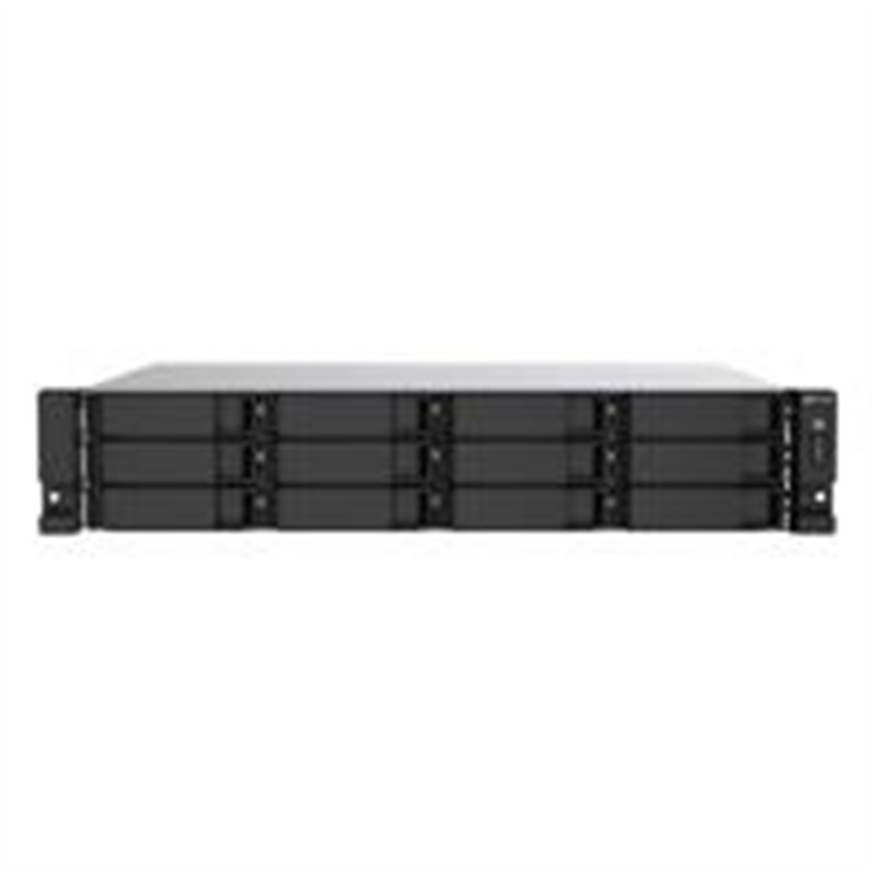 NAS QNAP TS-1273AU-RP-8G /FUENTE REDUNDANTE/ 12 BAHIAS SATA HDD 3,5/RACK 2U/NUCLEO CUADRUPLE 2.2 GHZ/8GB DDR4 UDIMM HASTA 64GB/2