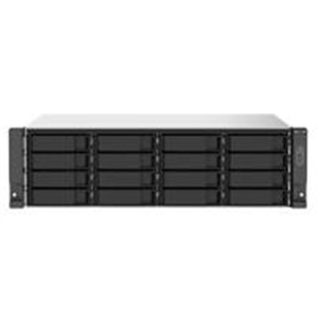 NAS QNAP TS-1673AU-RP-16G-US /FUENTE REDUNDANTE/ 16 BAHIAS SATA HDD 3,5/RACK 3U/NUCLEO CUADRUPLE 2.2 GHZ/16 GB DDR4 UDIMM HASTA 