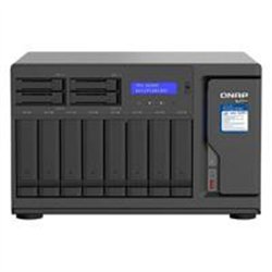 NAS QNAP TVS-H1288X-W1250-16G/ 12 BAHIAS /8 DE 3,5 4 DE 2,5/ SEIS NUCLEOS 4.7 GHZ/16GB DDR4 UDIMM HASTA 128GB/4 PTO 2,5 GBE/2 PT