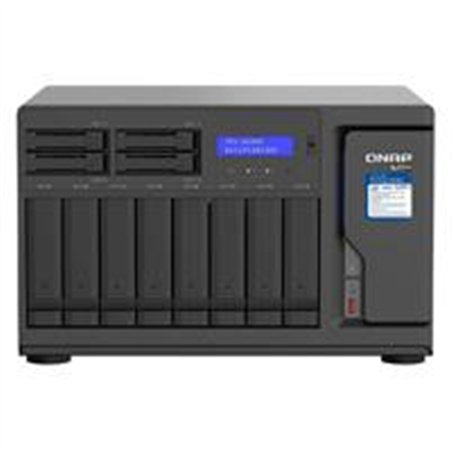 NAS QNAP TVS-H1288X-W1250-16G/ 12 BAHIAS /8 DE 3,5 4 DE 2,5/ SEIS NUCLEOS 4.7 GHZ/16GB DDR4 UDIMM HASTA 128GB/4 PTO 2,5 GBE/2 PT