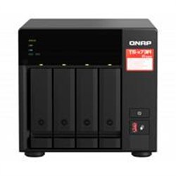NAS QNAP TS-473A-8G/ 4 BAHIAS NUCLEO CUADRUPLE HASTA 2.7 GHZ AMD RYZEN 8GB DDR4 SO-DIMM/2 PTO 2,5 GBE / 1 PTO 10GBE/ USB 3.2X3/ 