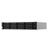 NAS QNAP TS-1264U-RP-4G/FUENTE REDUNDANTE/ 12 BAHIAS SATA HDD 3,5/RACK 2U/NUCLEO CUADRUPLE 2.0 GHZ/4GB DDR4 HASTA 16GB/2 PTO 2,5