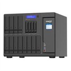 NAS QNAP TVS-H1688X-W1250-32G/ 16 BAHIAS /12 DE 3,5 4 DE 2,5 SSD/SEIS NUCLEOS 3.3GHZ/32GB DDR4 HASTA 128GB/4 PTO 2,5 GBE/2 PTO 1