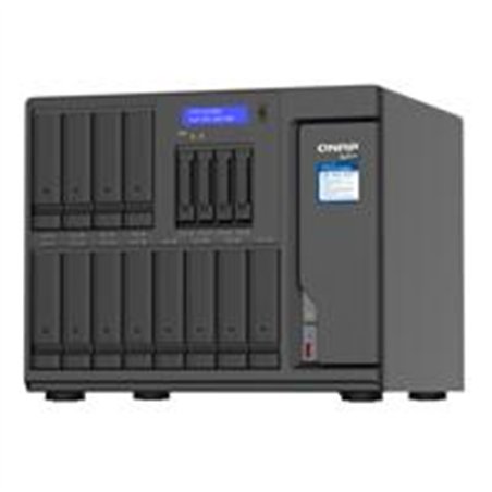 NAS QNAP TVS-H1688X-W1250-32G/ 16 BAHIAS /12 DE 3,5 4 DE 2,5 SSD/SEIS NUCLEOS 3.3GHZ/32GB DDR4 HASTA 128GB/4 PTO 2,5 GBE/2 PTO 1