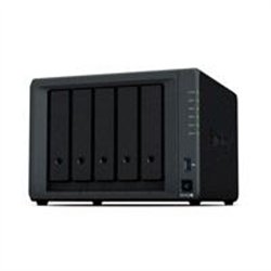 NAS SYNOLOGY DS1522+ / 5 BAHIAS/ DOBLE NUCLEO 2.6GHZ/8 GB DDR4/LAN GIGABIT X4/USB 3.2 X2/ HASTA 90 TB HOT-SWAP/ AMD RYZEN R1600 
