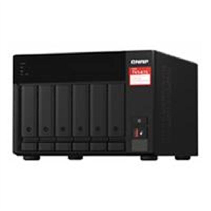 NAS QNAP TVS-675-8G-US/6 BAHIAS ZHAOXIN KX-U6580 OCHO NUCLEOS, 8 GB RAM DDR4, HASTA 64 GB/ 2 PTO 2,5GBE/USB 3.2X2/ HOTSWAP/SATA/