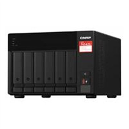 NAS QNAP TVS-675-8G-US/6 BAHIAS ZHAOXIN KX-U6580 OCHO NUCLEOS, 8 GB RAM DDR4, HASTA 64 GB/ 2 PTO 2,5GBE/USB 3.2X2/ HOTSWAP/SATA/