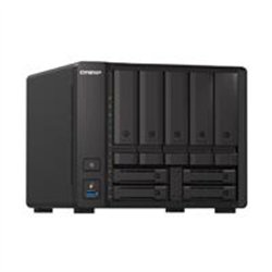 NAS QNAP TS-H973AX-32G/ 9 BAHIAS /5 DE 3,5 4 DE 2,5/NUCLEO CUADRUPLE 2.2GHZ/32GB DDR4 SODIMM HASTA 64GB/2 PTO 2,5 GBE/1 PTO 10 G