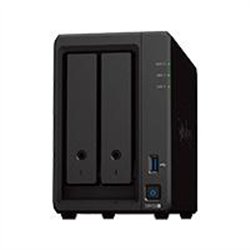 NAS SYNOLOGY DS723+ /2 BAHIAS NUCLEO DOBLE HASTA 3.1 GHZ, 2 PTO LAN GIGA, USB 3.2 X2/ 2 GB DDR4/ HOT-SWAP/SOPORTA 36 TB HASTA 12