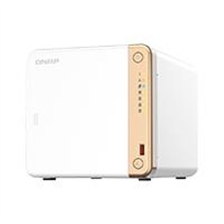 NAS QNAP TS-462-4G/4 BAHIAS NUCLEO CUADRUPLE 2 GHZ 4 GB DDR4, AMPLIABLE HASTA 16GB/1 LAN 2,5 GBE/USB 3.2 X2/SATA/HOT-SWAP/ SIN D