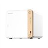 NAS QNAP TS-462-4G/4 BAHIAS NUCLEO CUADRUPLE 2 GHZ 4 GB DDR4, AMPLIABLE HASTA 16GB/1 LAN 2,5 GBE/USB 3.2 X2/SATA/HOT-SWAP/ SIN D