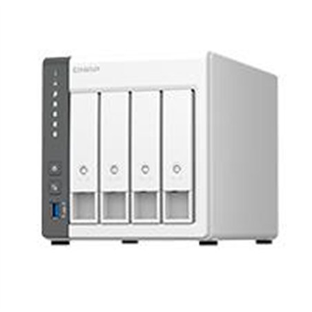 NAS QNAP TS-433-4G /4 BAHIAS NUCLEO CUADRUPLE 2.0 GHZ 4GB DDR3/1 LAN 2,5 GBE/ 1 LAN GBE/USB 3.2 X1/SATA/HOT-SWAP/ SIN DISCOS/ AR