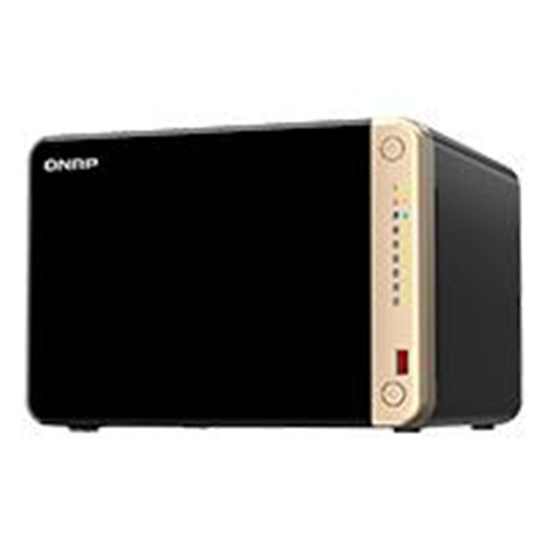 NAS QNAP TS-664-8G / TORRE / 6 BAHIAS / CELERON N5095 NUCLEO CUADRUPLE 2.9 GHZ /8GB RAM DDR4 / LAN 2,5GBE X2 / USB 3.2 X2 / HDMI