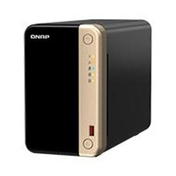NAS QNAP TS-264-8G /2 BAHIAS NUCLEO CUADRUPLE HASTA 2.9 GHZ, 8 GB EN RAM, /2 LAN 2,5 GBE/USB 3.2 X2/SATA/HOT-SWAP/ SIN DISCOS/ H